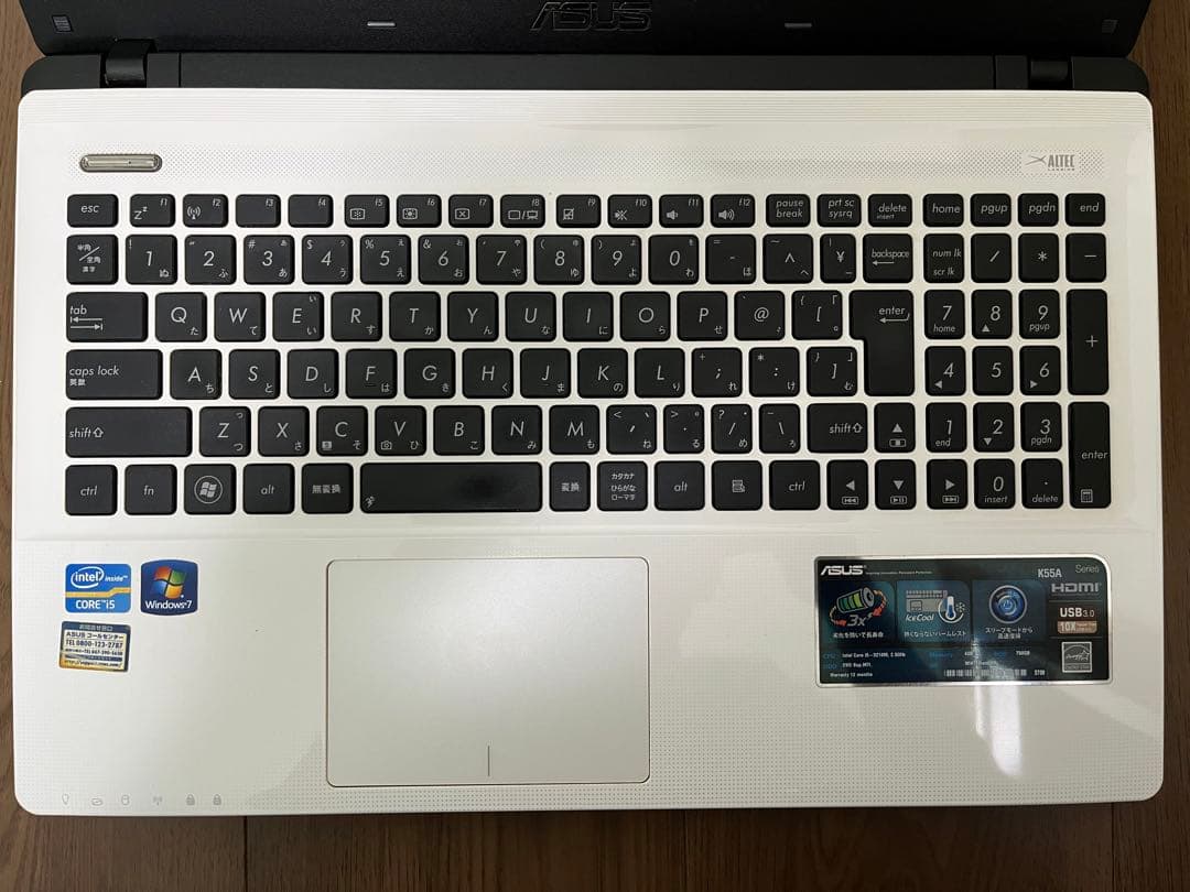 ASUS K55A ノートパソコン（中古）
