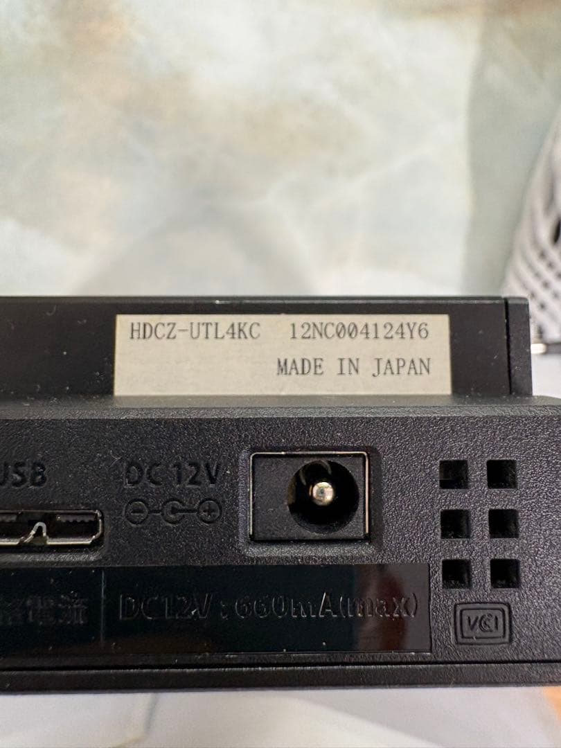 中古品I-ODATA ZDCK-UTL4KC外付けハードディスク4TB