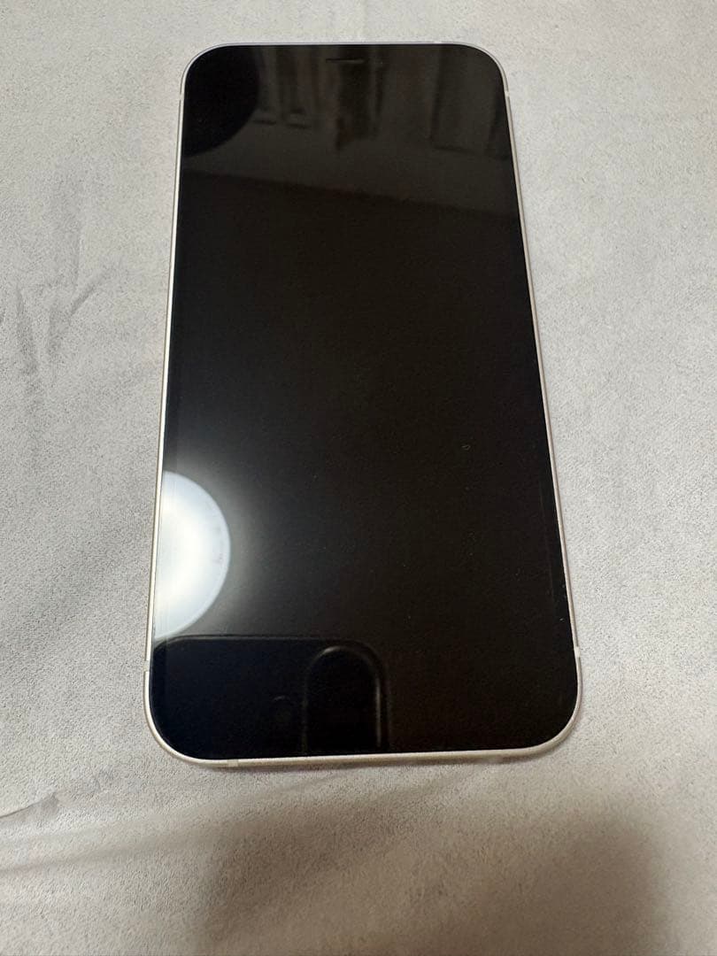 Apple iPhone 12mini White 透明なケース付