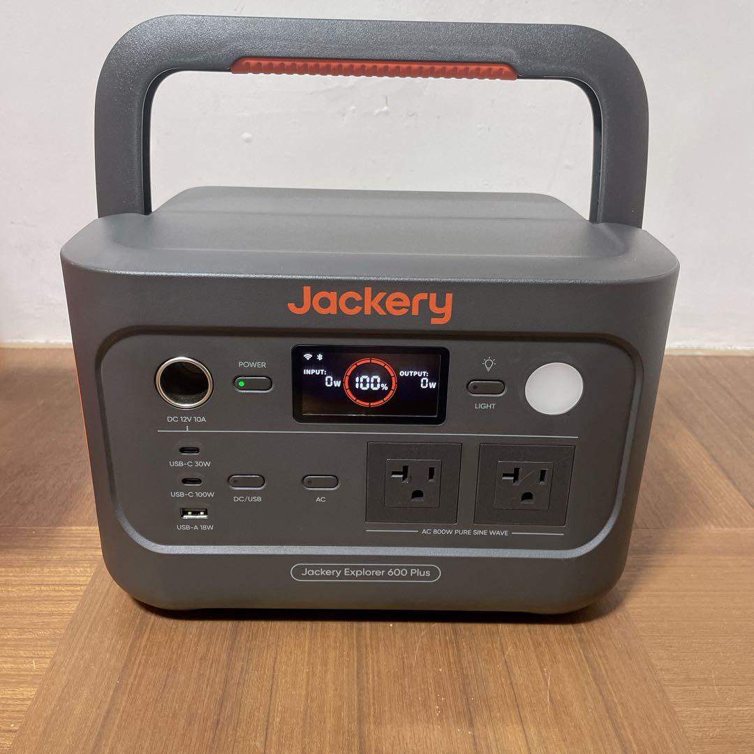 【ほぼ新品】Jackery Explorer 600 Plus ポータブル電源
