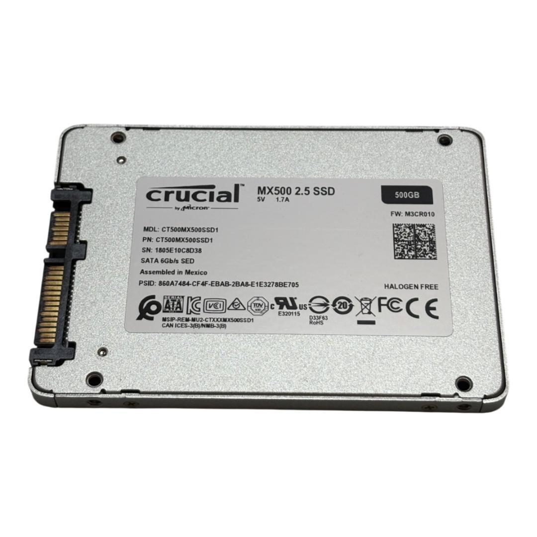 crucial CT500MX500SSD1 500GB 2.5インチ SATA