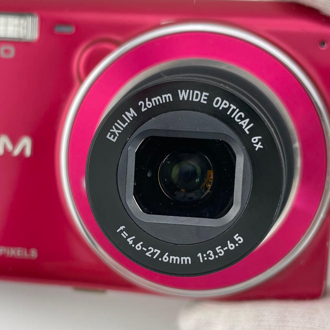 実写美⭕️【動作確認済】CASIO EXILIM EX-ZS26 レッド