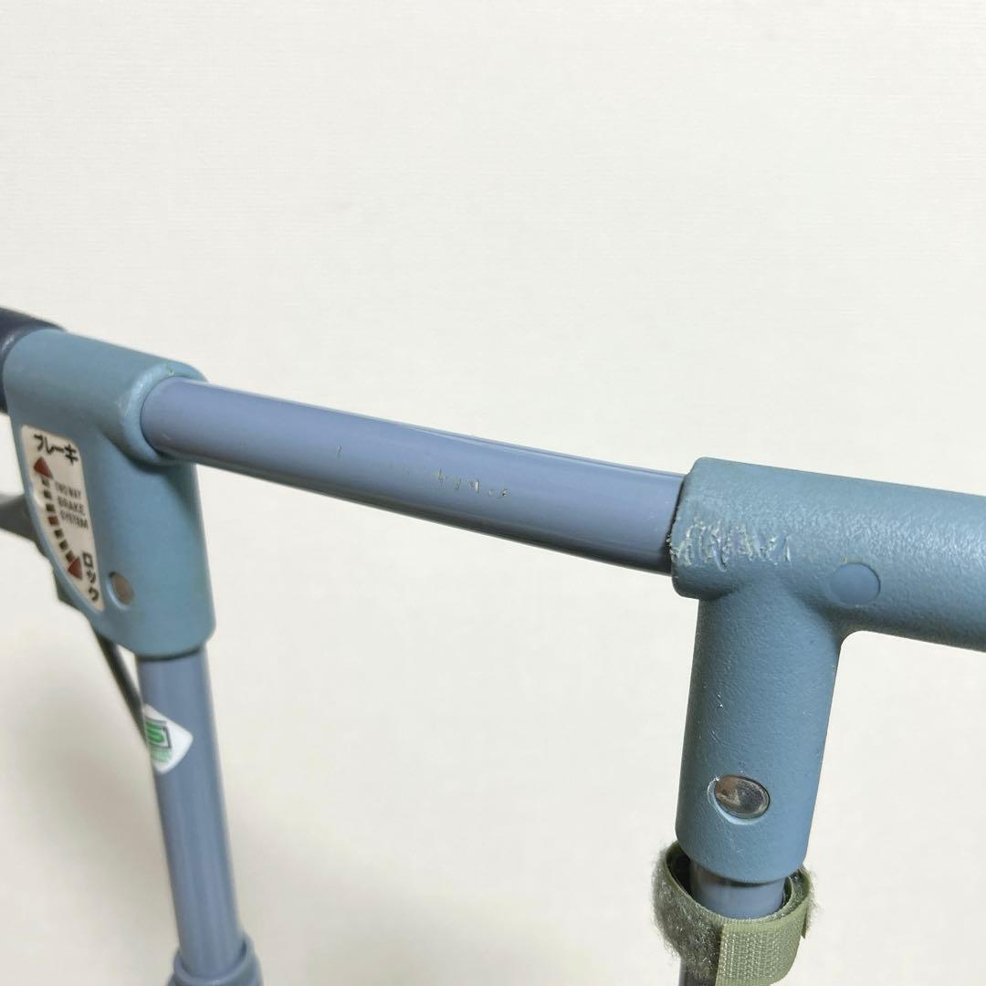 島製作所 シルバー カー サニーウォーカー AS-3 花柄 椅子 折り畳み