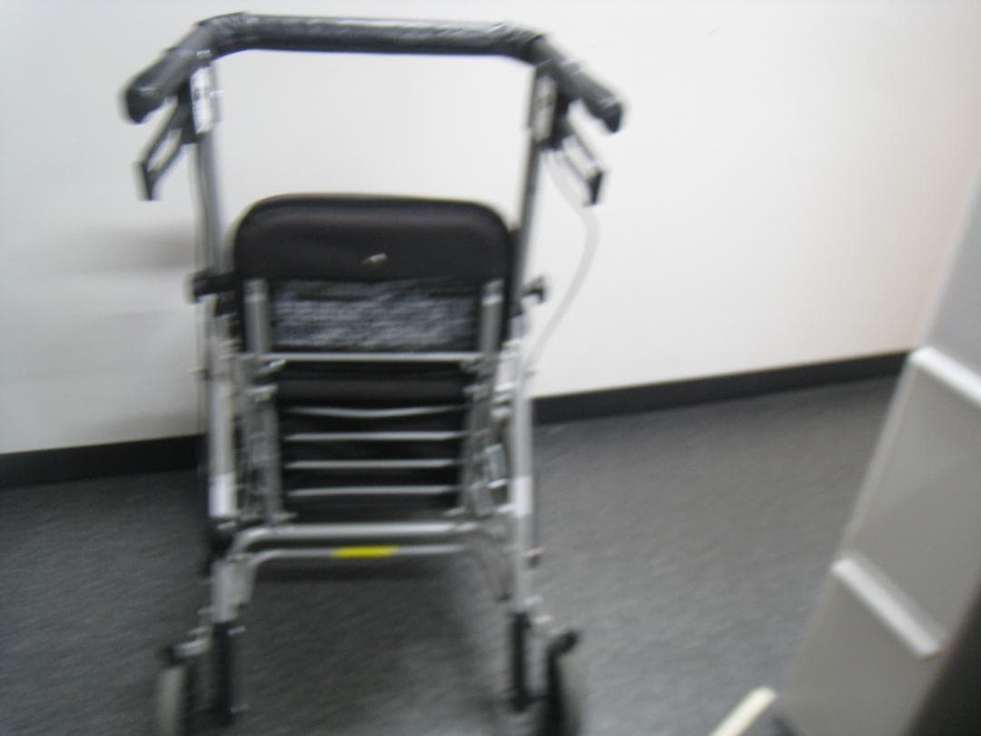 歩行車　シンフォニーバスケットSP　島製作所 ブラック シルバーカー