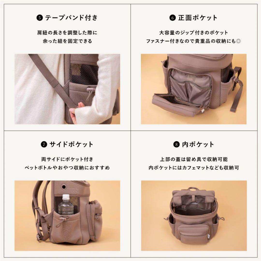 シティードック新品⭐️ネオプレーンバックパックキャリーペットリュック犬猫お出かけ