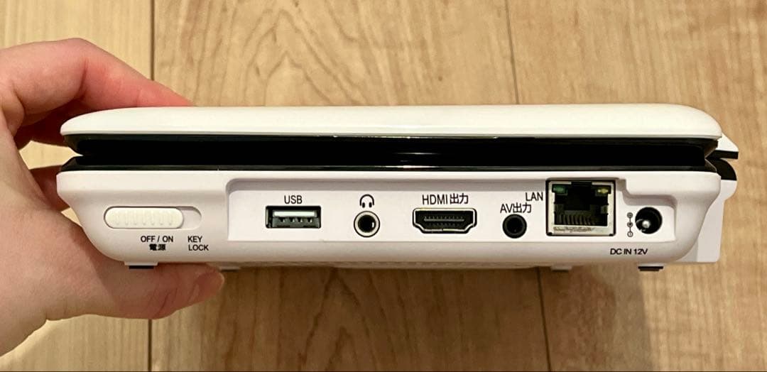 Avox ポータブル ブルーレイプレーヤー APBD-1030HW