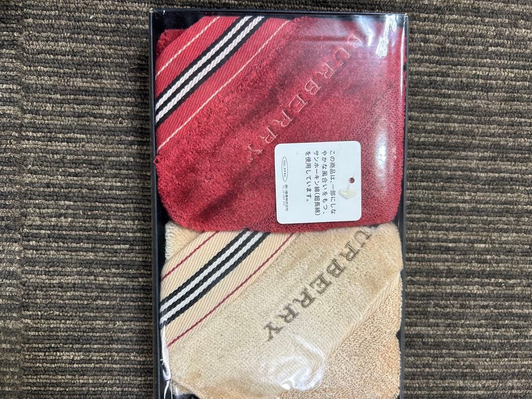 BURBERRY タオルハンカチ 未使用