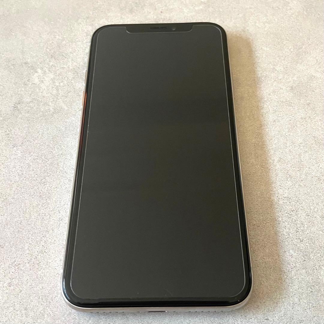 【美品】Apple iPhone X ホワイト　256GB