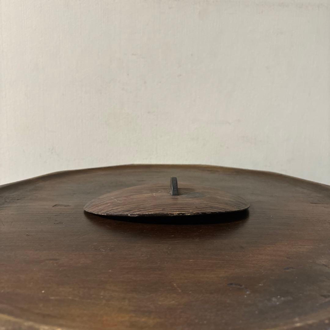 古備前　片口鉢　水差し　蓋付き　江戸時代骨董　アンティーク　懐石　茶道具　検李朝