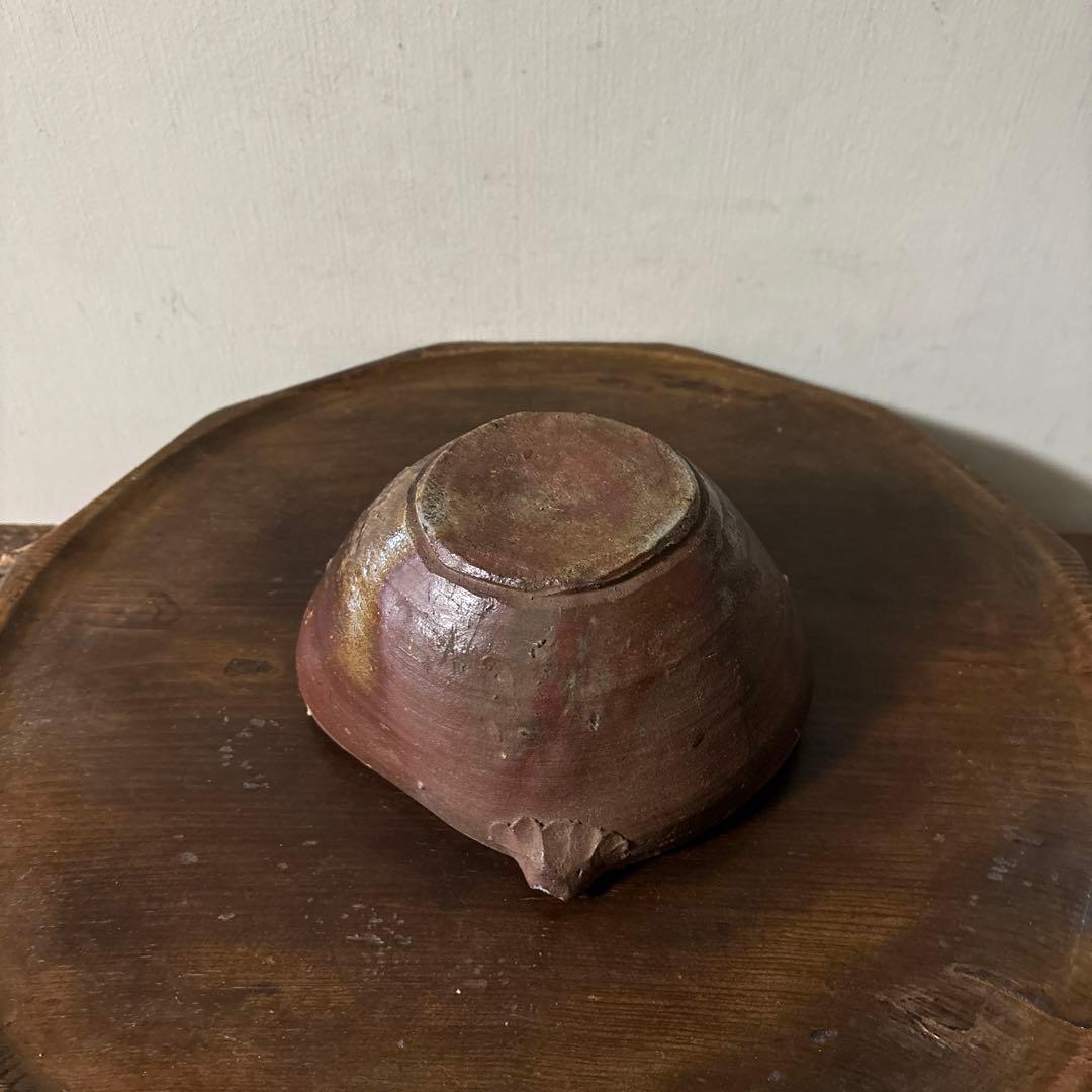 古備前　片口鉢　水差し　蓋付き　江戸時代骨董　アンティーク　懐石　茶道具　検李朝