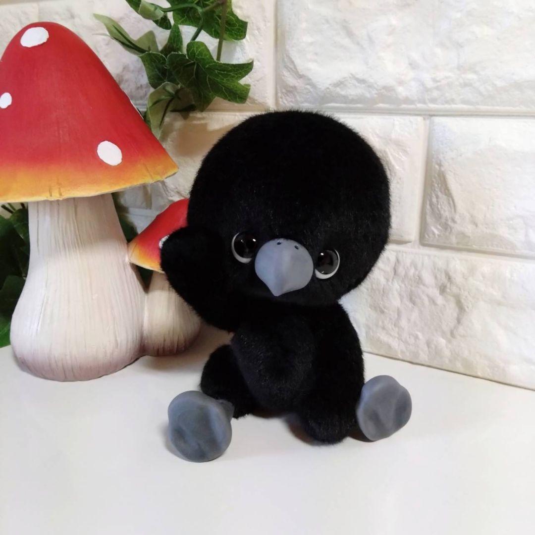 ぬいぐるみ✽アートドール✽カラスのかーくん✽中サイズ