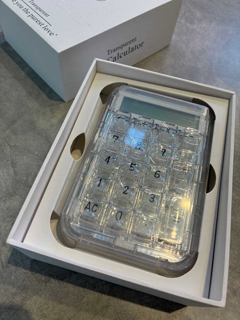 ✰正規品新品✰CoolKiller クリア 光る 電卓 USBケーブル付き