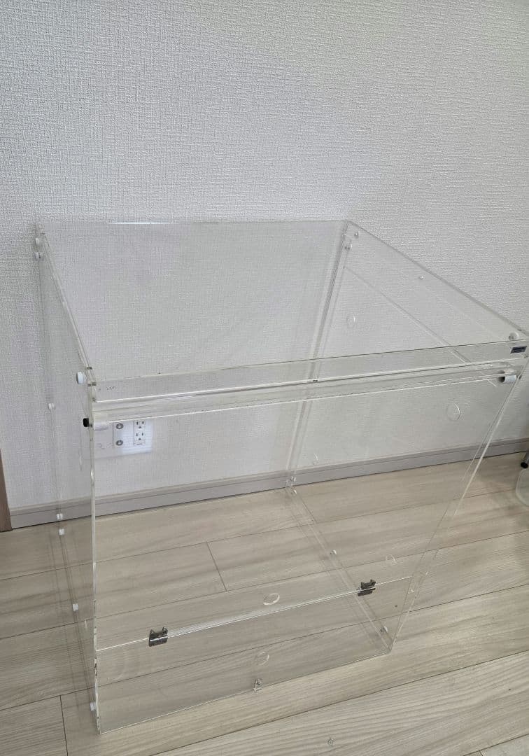 【カバー付】バードモア アクリルケースWIDE　扉ありM/35オウム、35手乗り