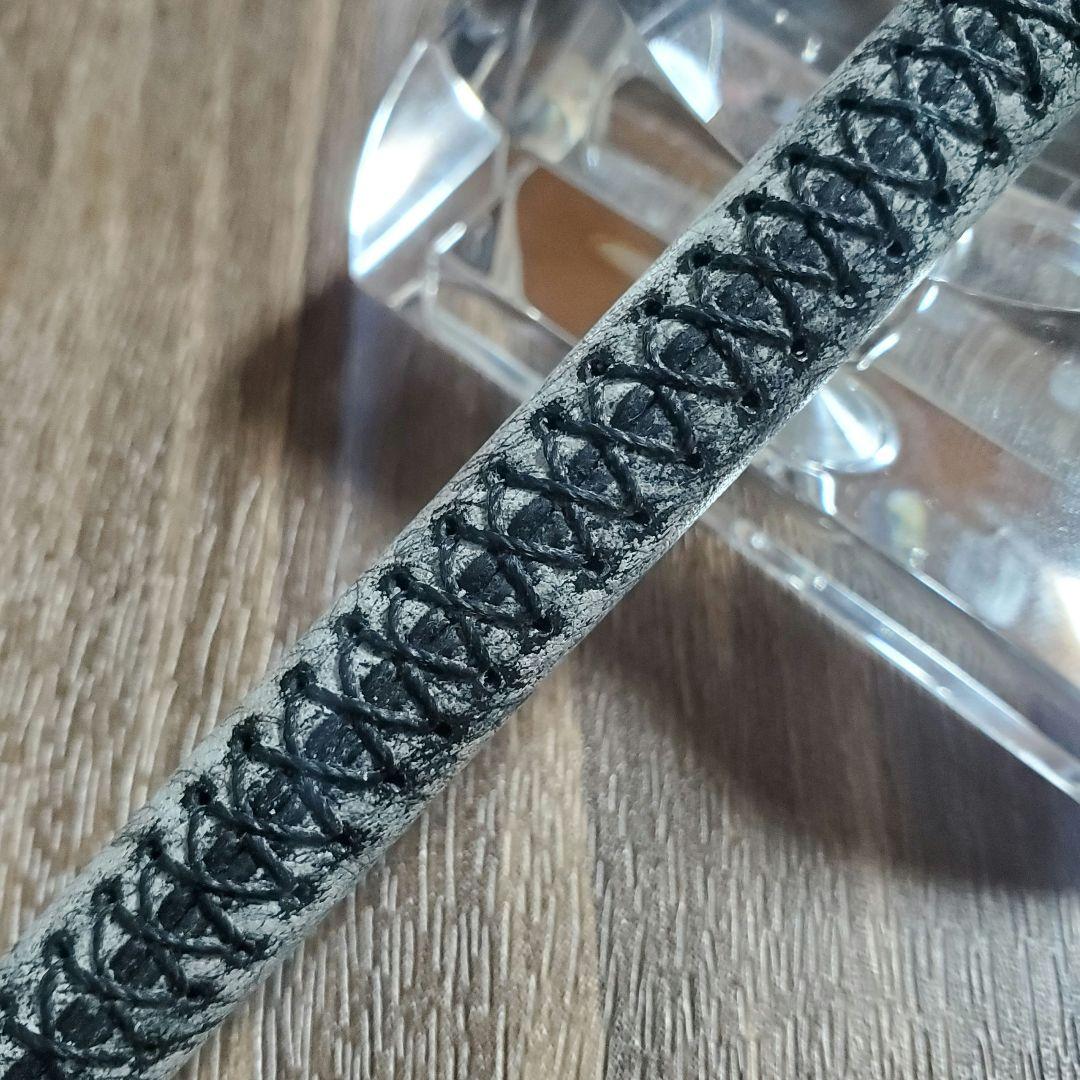 革軸シャーペン 0.5mm 手縫い仕立て　⑨