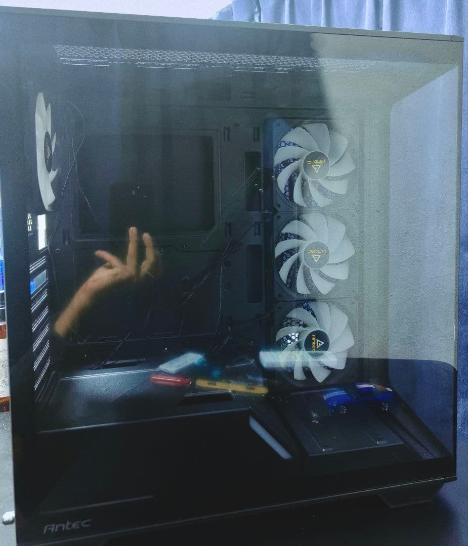 Antec ミドルタワーPCケース ガラスパネル
