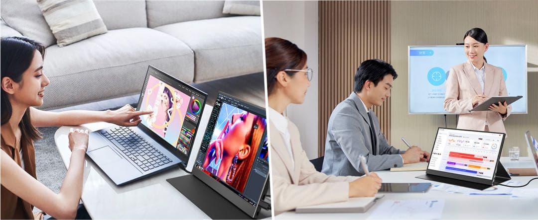 モバイルモニター 15.6インチ 1920×1080FHDポータブルディスプレイ