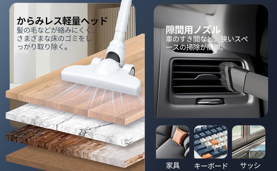 掃除機 コードレス 充電式 スティッククリーナー