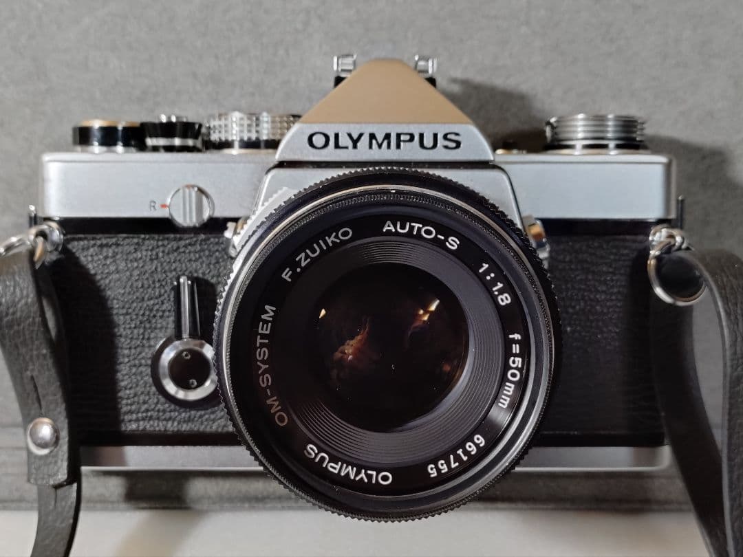 値下中【モルト貼替済】OLYMPUS OM-1/50mm1.8レンズ付き