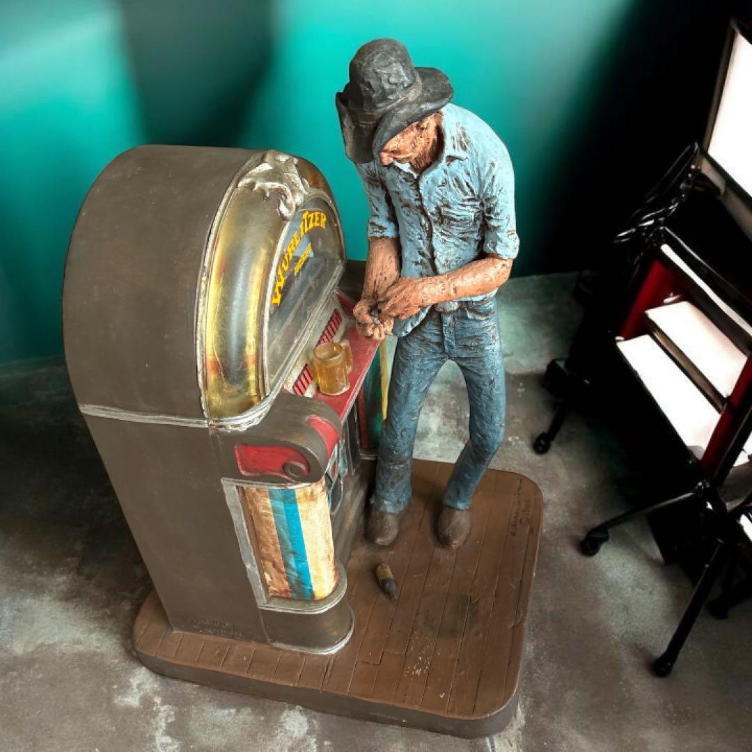 彫刻家 マイケルガーマン作 アンティーク アメリカンインテリア JUKEBOX