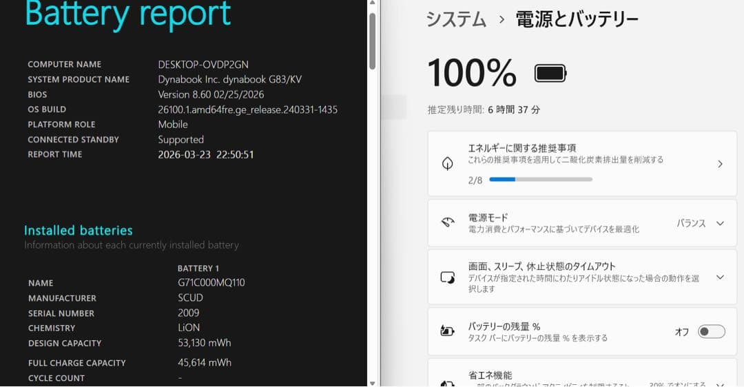 特価　Dynabook G83/KV 12世代i5 16GB office