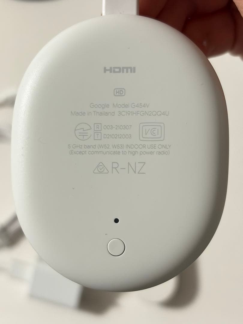 美品◆Google Chromecast HD G454Vクロームキャスト
