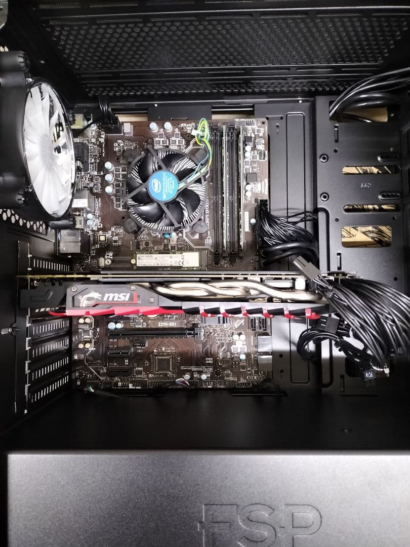 自作ゲーミングPC Corei7-7700 GTX1070 8GB 難有り