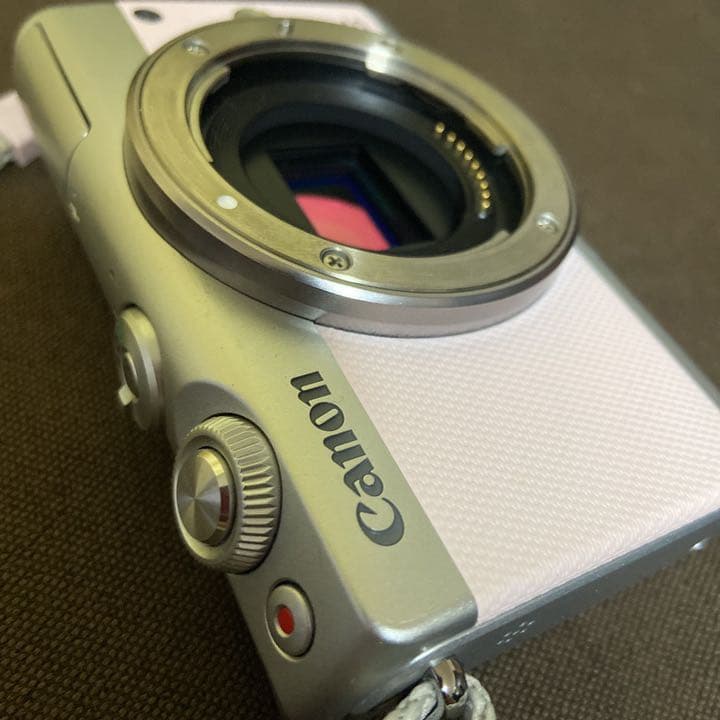 Canon EOS M100 リミテッドピンク　マウント、アダプタ付き