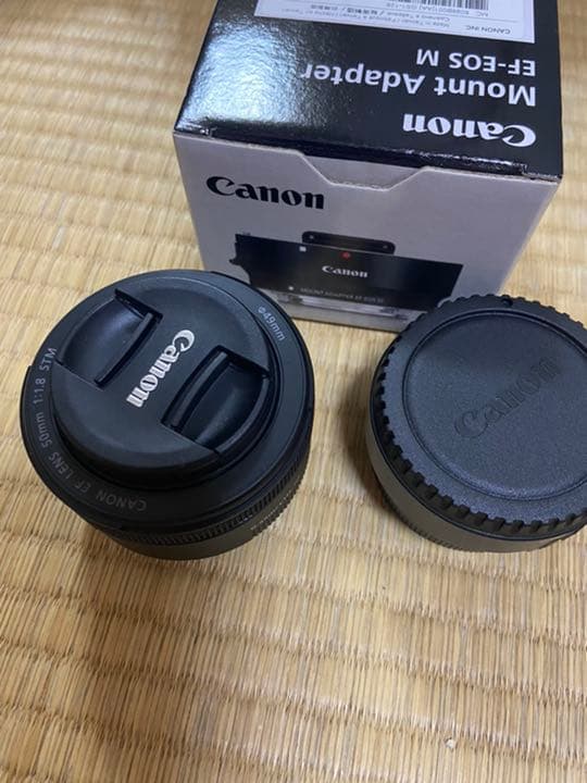 Canon EOS M100 リミテッドピンク　マウント、アダプタ付き