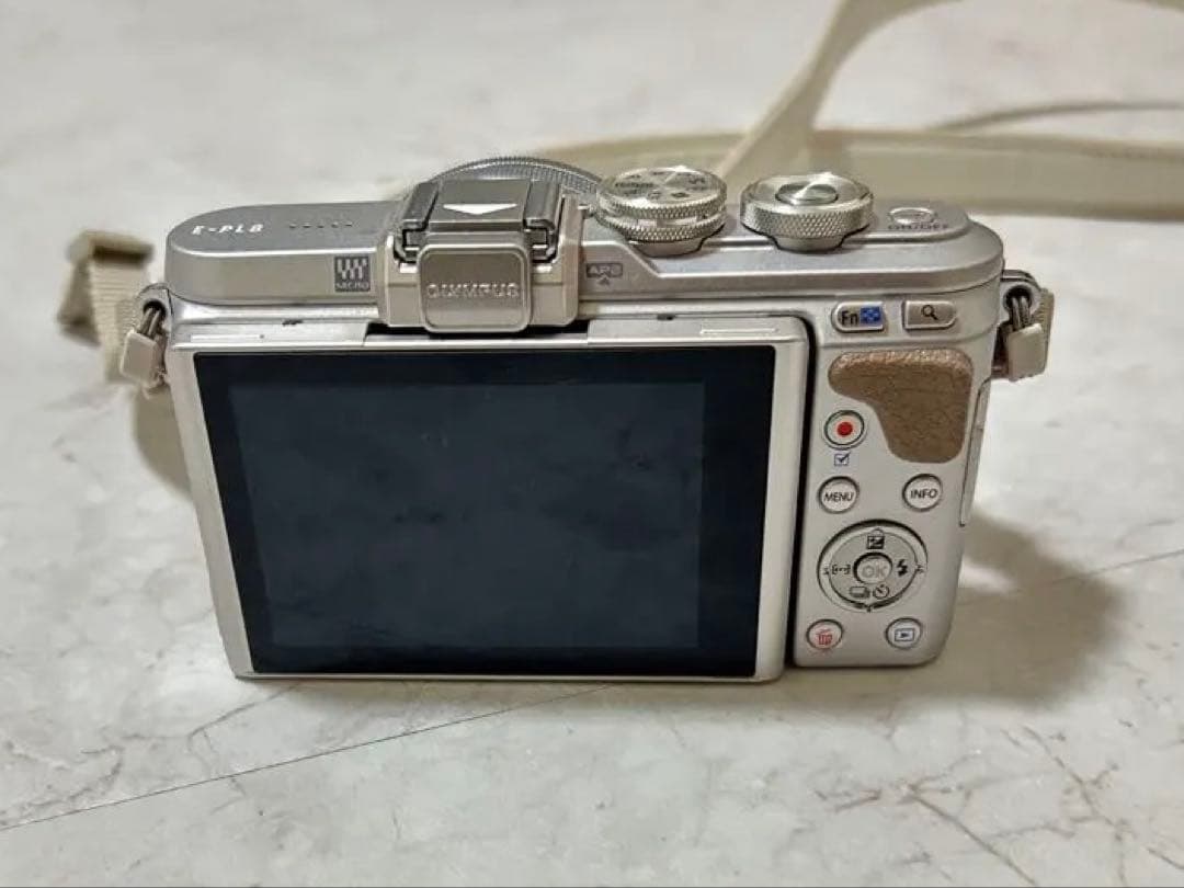 OLYMPUS PEN E-PL8 ミラーレス一眼 本革ケース付 動作確認済