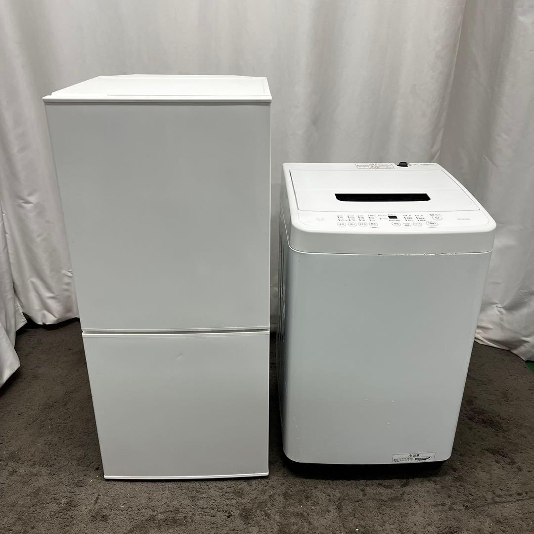 183　家電セット　洗濯機　冷蔵庫　小型　白　おすすめ　設置無料　単身　安い‼️