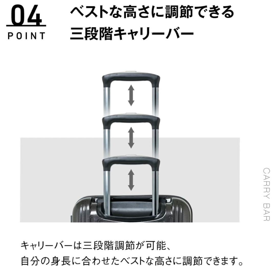 SKY NAVIGATOR キャリーケース　機内持ち込み　ホワイト
