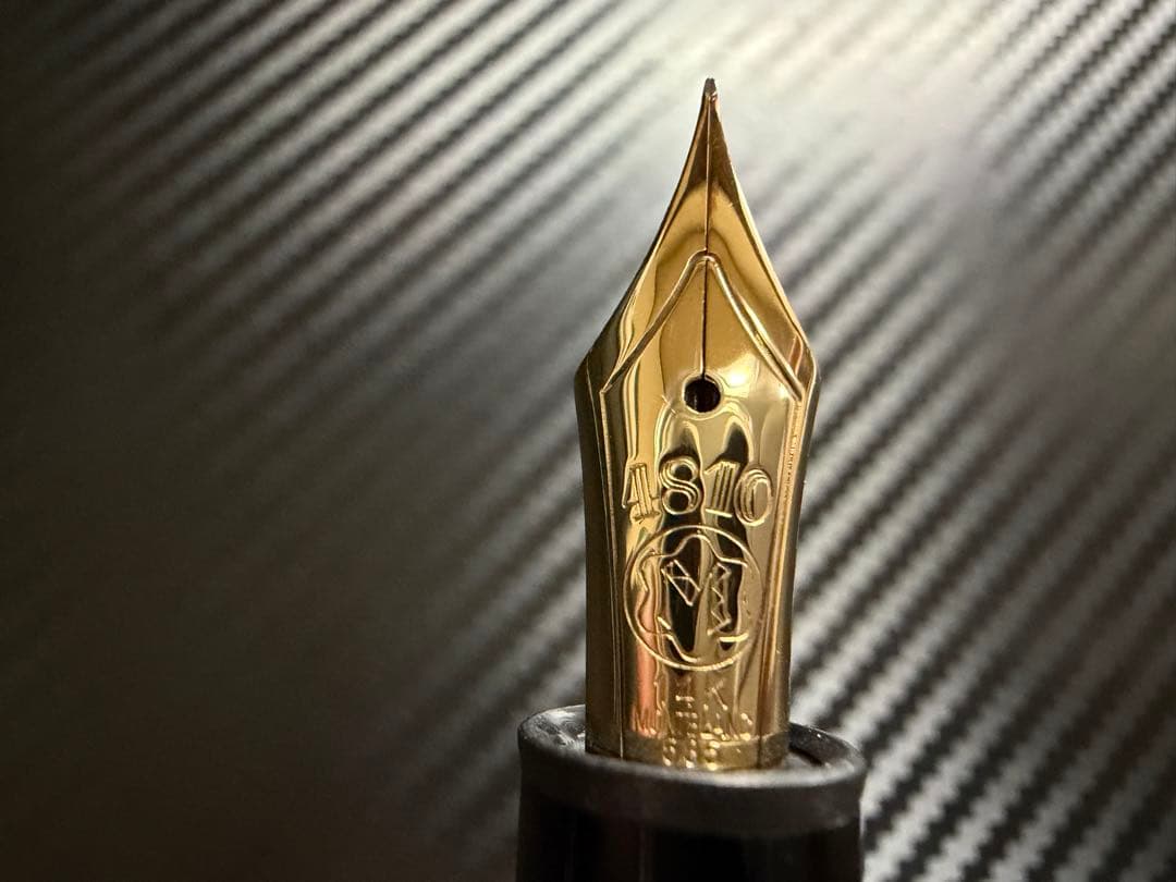 極美品 モンブラン 万年筆 マイスターシュテュック 146 14K 全金 EF