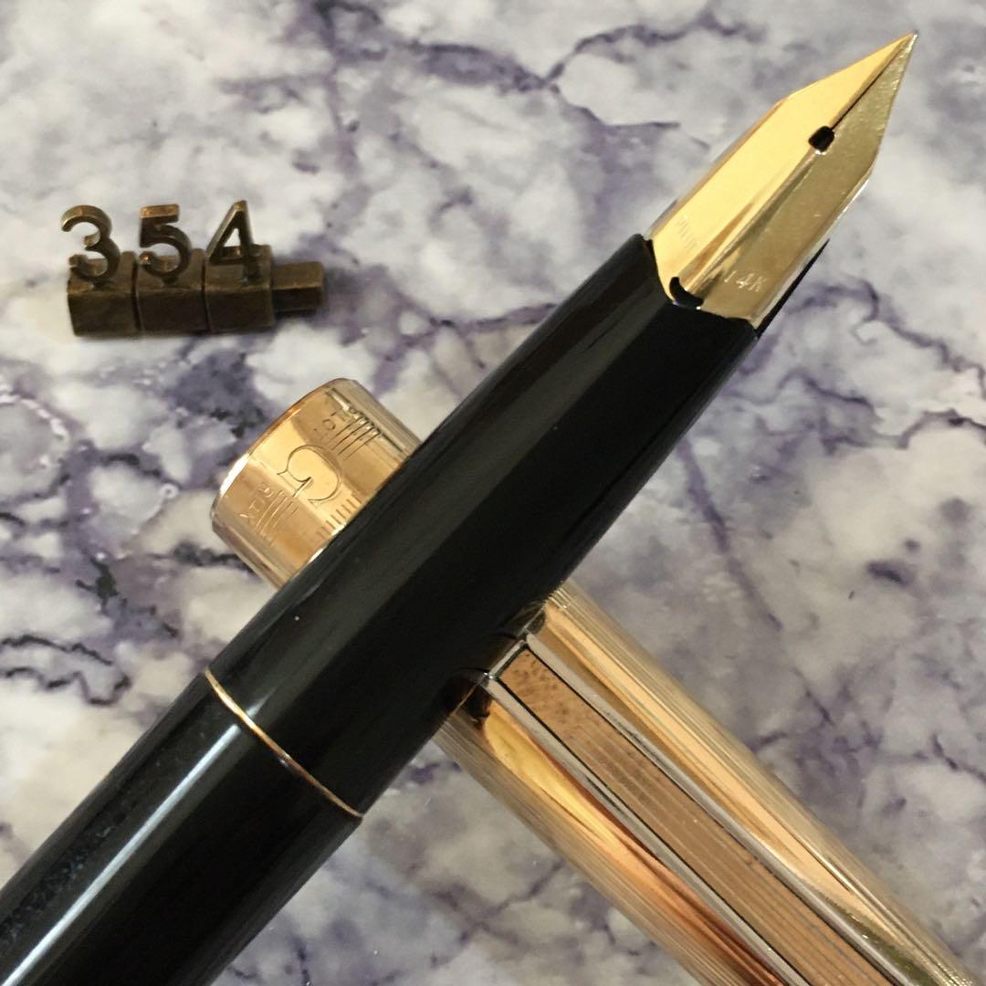 #354 オーバーホール済 レア 万年筆 パイロット PILOT 14k