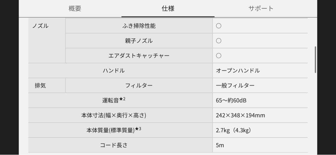 Panasonic MC-PJ21G 2022年製掃除機
