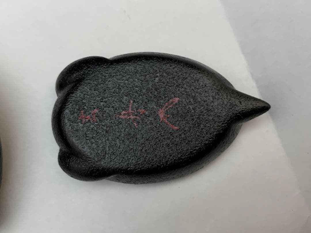 漆美堂　玄舟作　亀　香合　栞箱付　包布　輪島塗