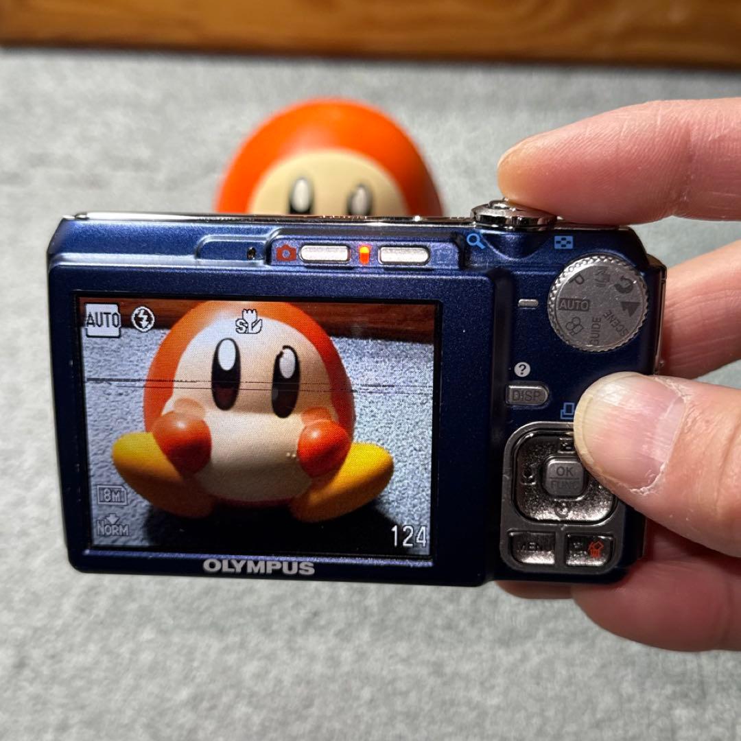 ☆動作OK OLYMPUS FE-340 新品バッテリー付き