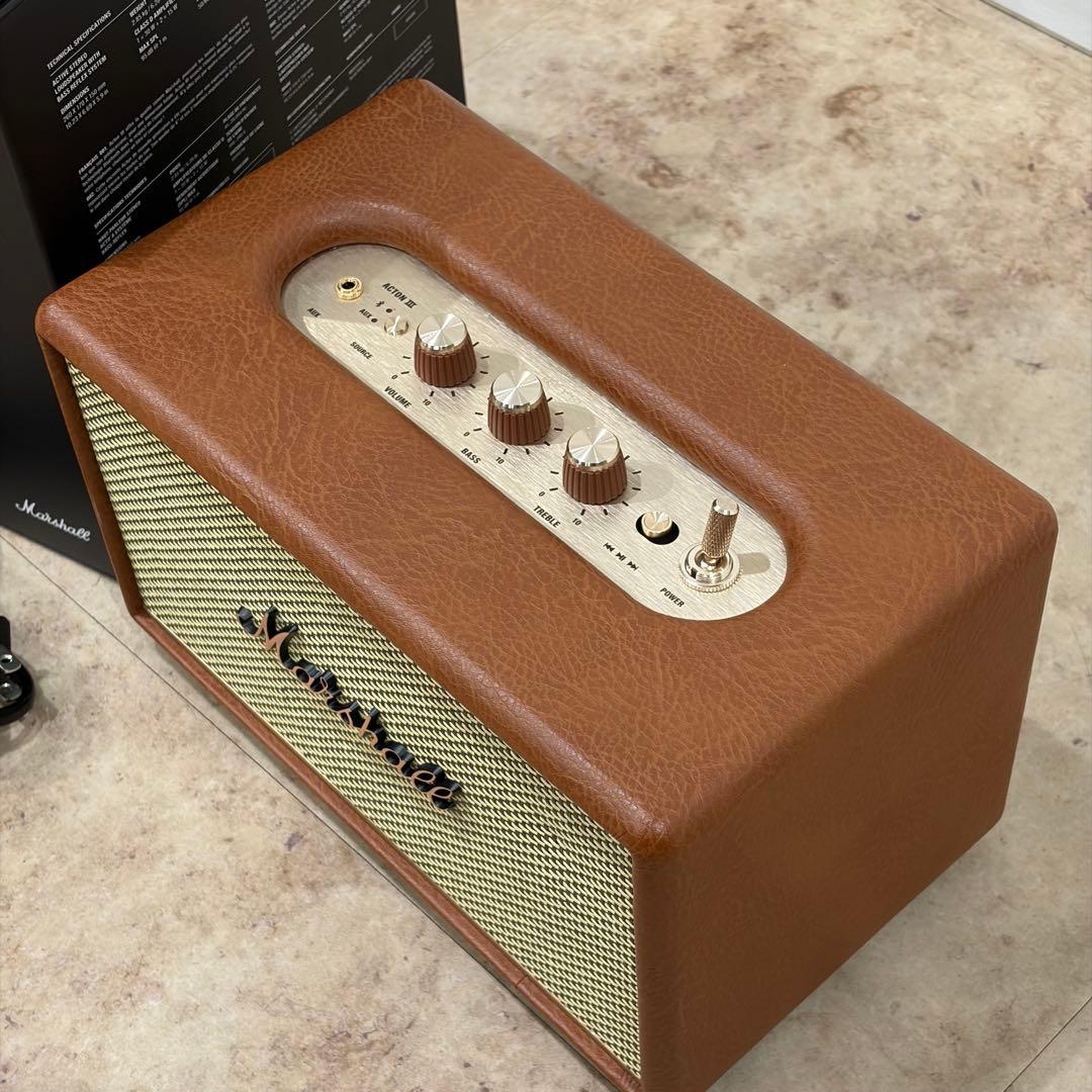 Marshall ACTON Ⅲワイヤレススピーカー ブラウン