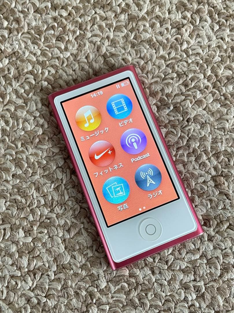 ◎動作確認済 iPod nano 第7世代 ピンク Bluetooth