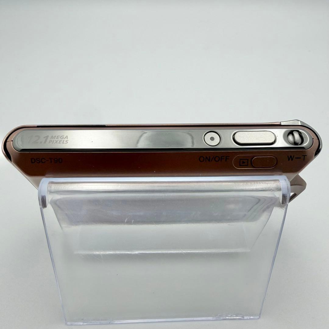 【極美品：実写有】SONY Cyber-shot DSC-T90 ブラウン
