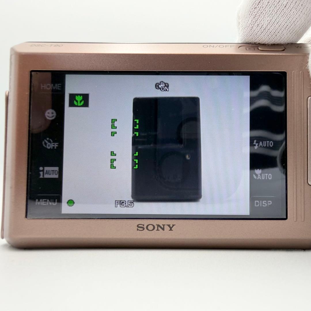 【極美品：実写有】SONY Cyber-shot DSC-T90 ブラウン