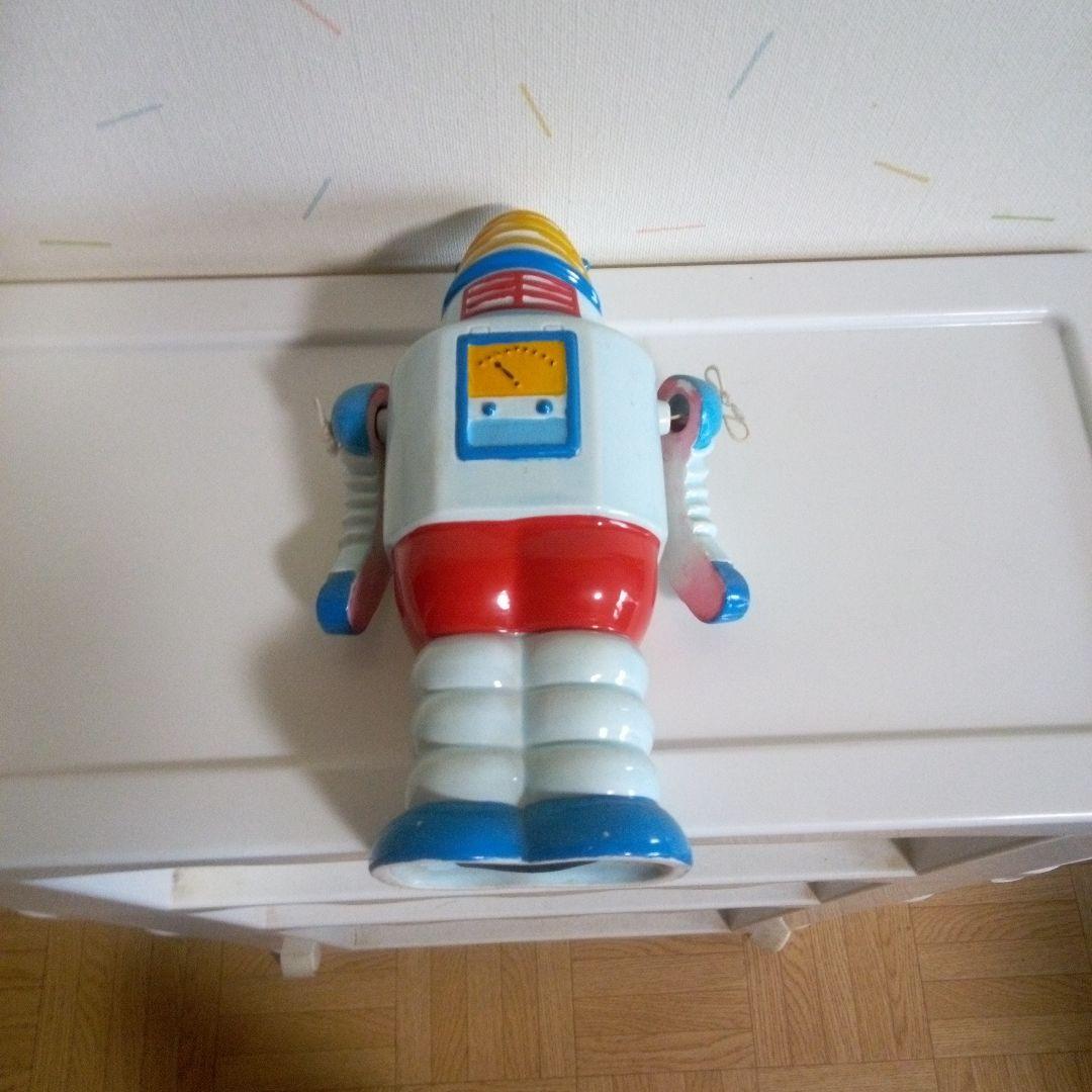 1980年代☆陶器ロボット貯金箱