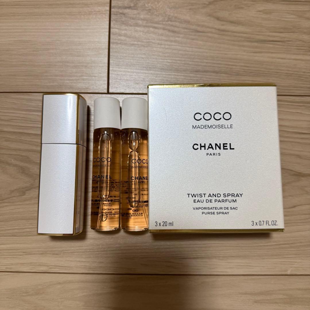 CHANELココマドモアゼル ツィスト&スプレイ　香水