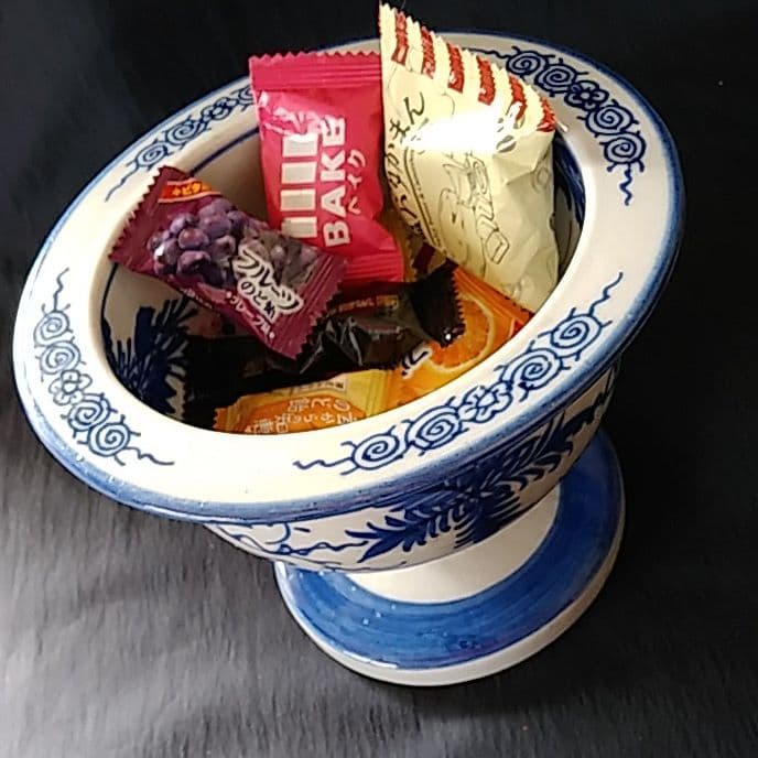 コンポート皿 テーブルにアクセントな器！明治伊万里 杯洗 骨董アンティーク