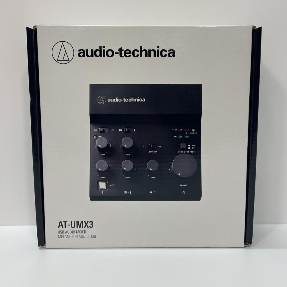 ◆audio‐technica AT‐UMX3 オーディオミキサー 02120