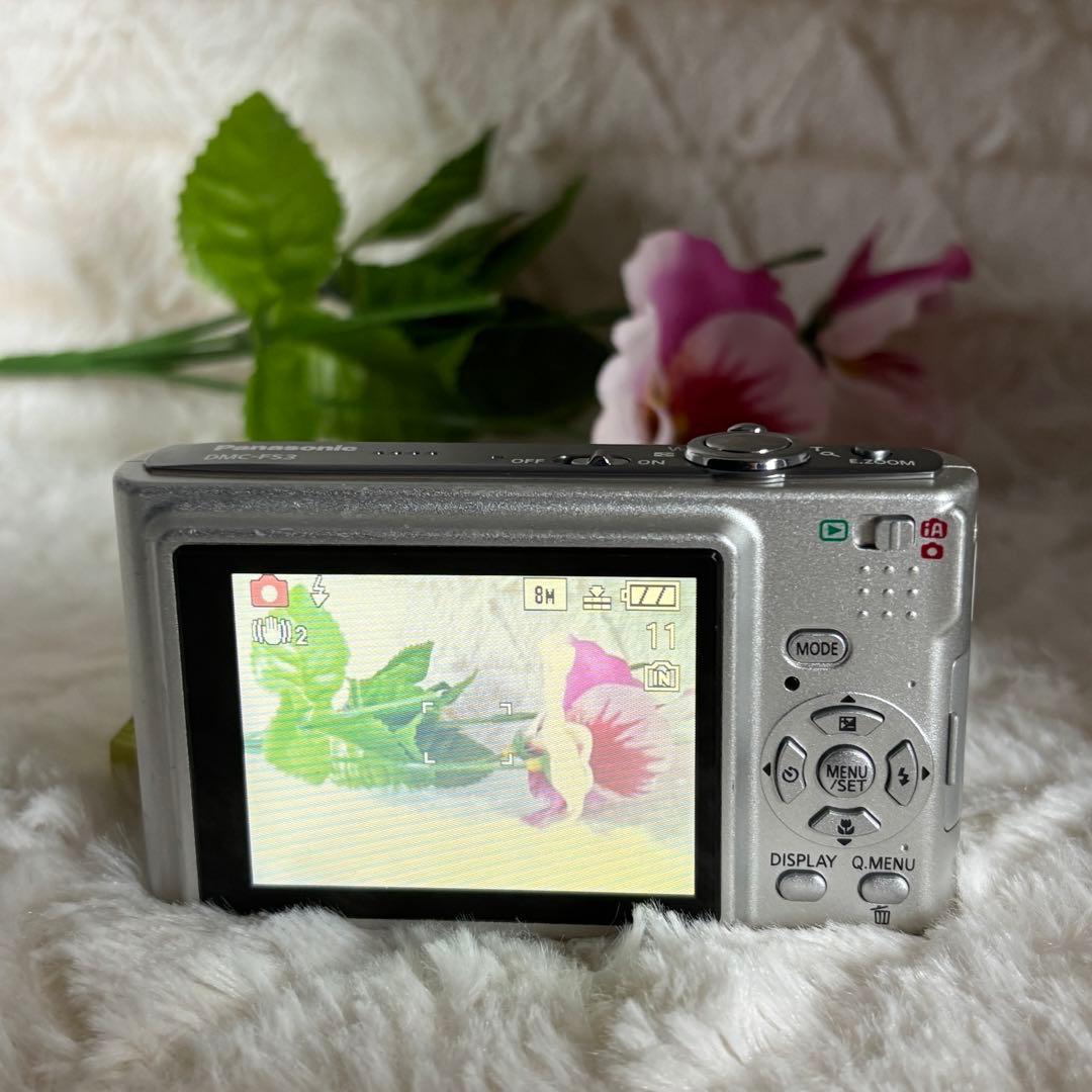 動作品 Panasonic LUMIX DMC-FS3 シルバー