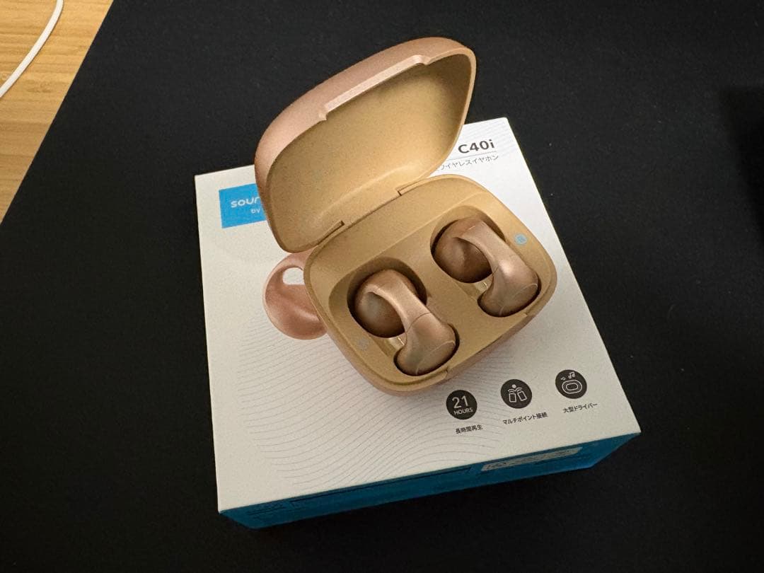 Soundcore C40i ワイヤレスイヤホン ゴールド