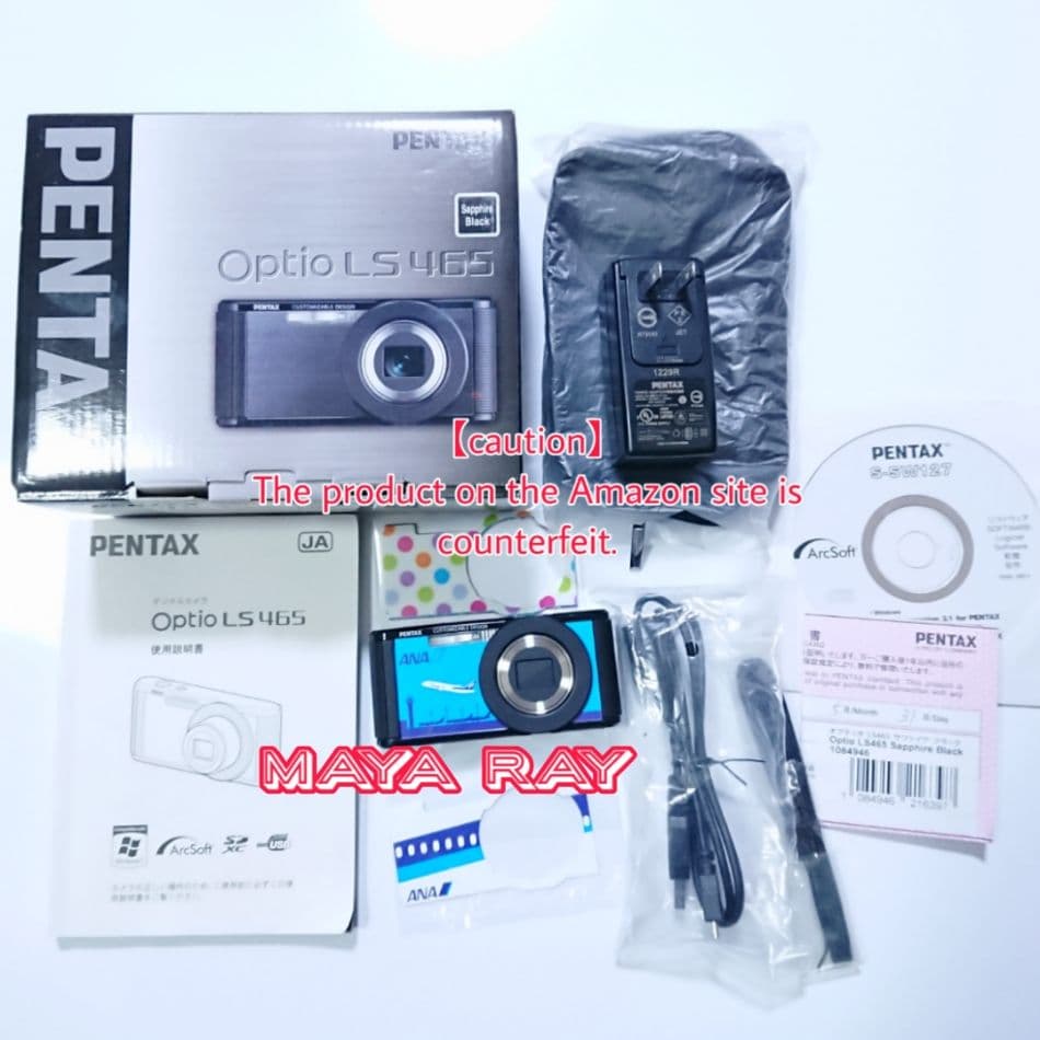 激レア ANA非売品 ペンタックス デジタルカメラ Optio LS465