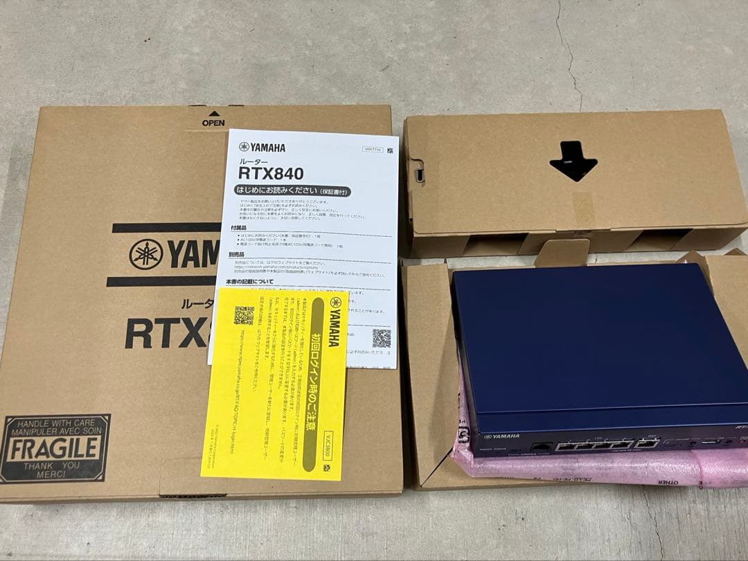 YAMAHA RTX840 有線LANルーター