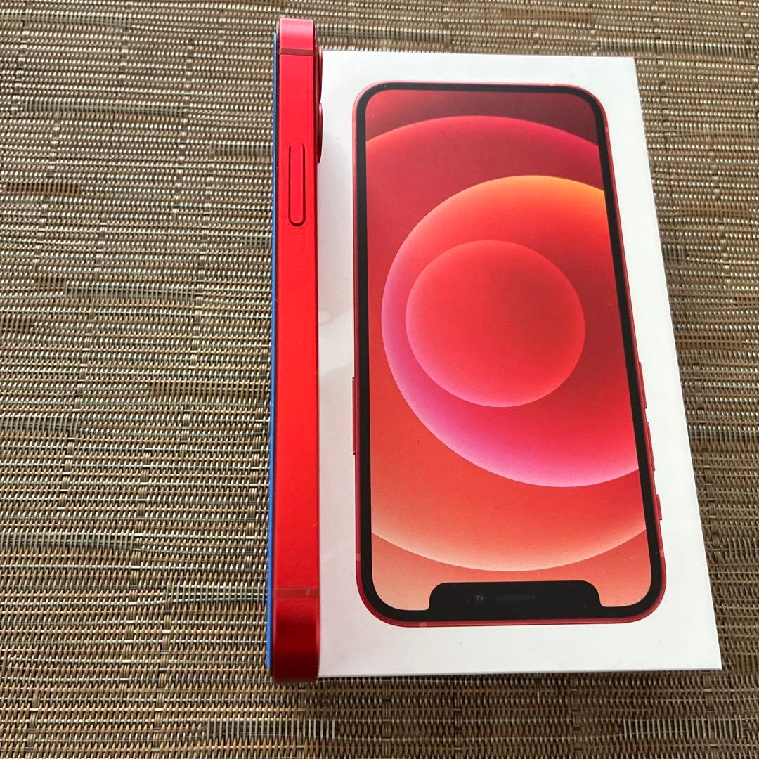 iPhone12 mini 128GB red バッテリー100%