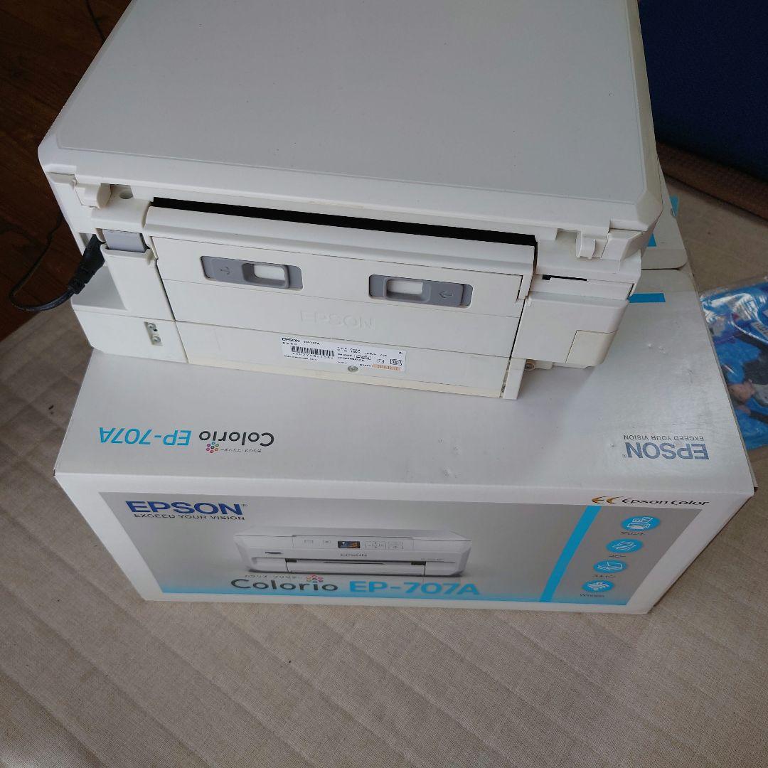 かなり難あり Epson EP-707A カラープリンター 本体